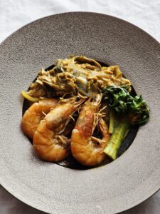 【バナナハートカレー炒め】