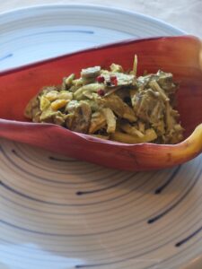 【バナナハートのサラダ】